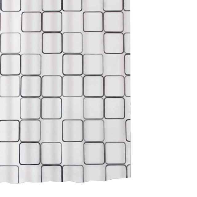 Cortina de ducha para ventana, impermeable, gruesa, para baño, cortina, rejilla, celosía, apagón, 180x180cm Inevent JJ17304-00