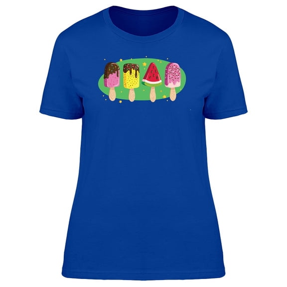 Four Delicious Popsicles Tee Women's -Image by Shutterstock