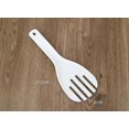 thumbnail image 2 of Plastic Non-stick Rice Spoon Kitchen Utensils For Home Restaurant Hotel White - Set Of 2, 2 of 4
