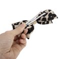 thumbnail image 4 of Unique Bargains 1 Set Stylish Leopard Print Hair Clips Hairdo Clips White Black, 4 of 5