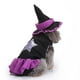 thumbnail image 5 of Disfraz de bruja de Halloween para perro y gato, disfraces de Cosplay para mascotas, trajes cálidos para cachorros, Sudadera con capucha de lana, ropa de otoño e invierno para animales, 5 of 5