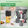 thumbnail image 2 of Vp06+ Mason Jar Vacuum Sealer  Electric For Jars With Wide And Regular Mouth Lids Cordless Handheld Vaccum Food Storage Ideal Present Mom Wife Black, 2 of 7