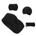 thumbnail image 3 of Unique Bargains 1 Pc Women's Warm Cross Knitted Headband Winter Ear Warmer Head Wraps Black, 3 of 6