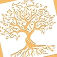 thumbnail image 4 of 1pc Tree of Life Pattern Stencil Music Symbol Leaves Tree Templates Drawing Painting Stencils for Painting on Scrapbook Card Wood Floor Wall Fabric, 4 of 8