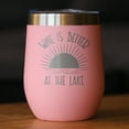 thumbnail image 2 of Bevvee Insulated Wine Tumbler 12 oz Wine Better Lake Lake Lover Gifts Tumblers, 2 of 4
