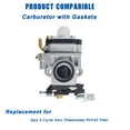 thumbnail image 2 of Carburetor Carb 300486 A200774 A201112 for Gas 2 Cycle 43cc Powermate PCV43 Tiller Motor Parts, 2 of 5