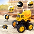 thumbnail image 3 of Inu, Monster Truck Construction, Kids Toy, Kids Car, Toy Truck 4-Pack, 3 of 11