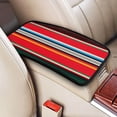 thumbnail image 2 of Bingfone Car Four-Season Universal Armrest Box Mat,Car Armrest Seat Cover Center Console Mat-Mexican Serape Blanket Stripes, 2 of 7