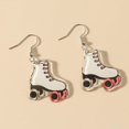 thumbnail image 1 of Pendientes divertidos y sencillos, creativos y modernos de acrílico, con hojas de nicho distintivas, colgantes de frutas, ganchos para la oreja, joyería para la oreja, estilo versátil, 1 of 5