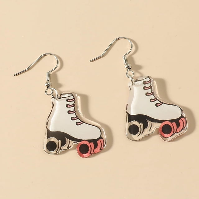 Pendientes divertidos y sencillos, creativos y modernos de acrílico, con hojas de nicho distintivas, colgantes de frutas, ganchos para la oreja, joyería para la oreja, estilo versátil