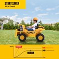 thumbnail image 3 of FUNTOK 24V 2 Seater Kids Ride on Toys w/ 20 " Large Seat, 4 x 200W Motor, 2WD/4WD Switchable Ride on Truck, 3 Speeds w/ Remote Control/LED Lights/Music/Bluetooth, 3 of 8