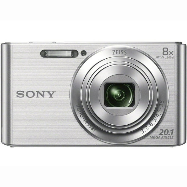 Dar permiso refrigerador salud Sony DSC-W830 Cyber-shot 20.1MP 2.7-Inch LCD Digital Camera - Silver -  Walmart.com