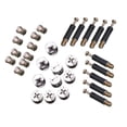 thumbnail image 3 of TOYMYTOY Cam Fittings Assorted Color Sturdy Tapered External Threads Furniture Connectors 30Sets, 3 of 6