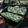 thumbnail image 2 of Garronmavis UTV Seat Covers Protection for Kawasaki Mule Seats with Elastic Edges Easy to Install UTV Accessories Polyester Fabric Green Camo, 2 of 7