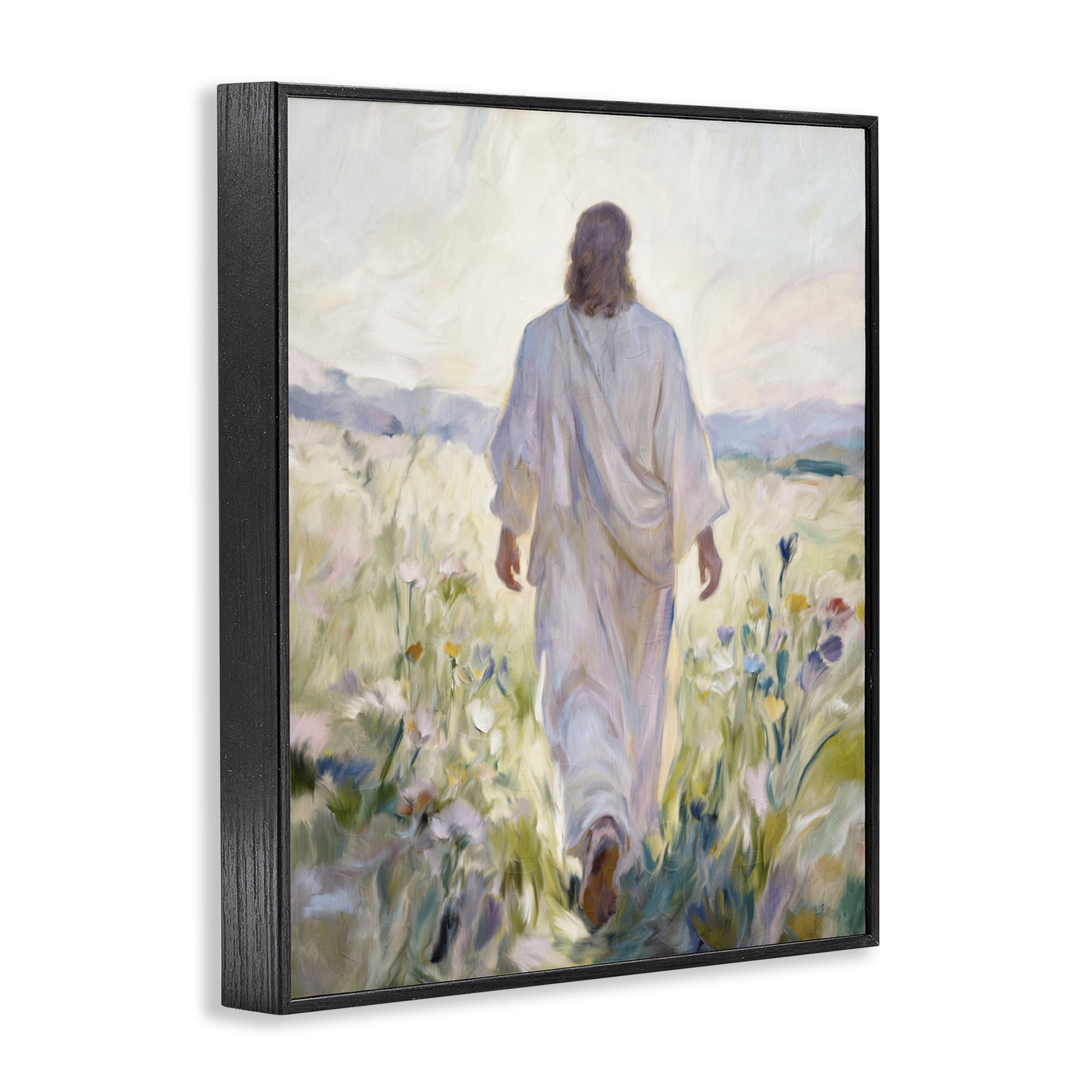 Stupell Industries Wildflower Faithful Follower Black Framed Giclee Art, design by Kim Allen