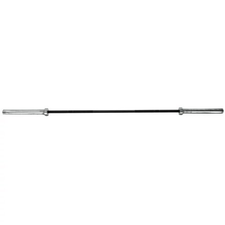 45 lb Olympic Weight Bar Barbell For Weightlifting and Power Lifting Black Zinc Finish