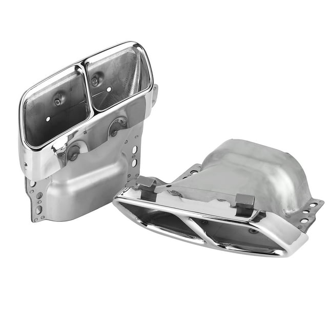Exhaust Pipe End,2pcs Quad Exhaust Tips Exhaust Tip Tail Throat Quality You Can Trust