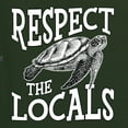 thumbnail image 6 of Wild Bobby Respect The Locals Save Our Oceans Turtle Animal Lover Men Graphic Tank Top, Forest Green, Small, 6 of 6