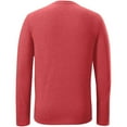 thumbnail image 2 of Evoshield Men's Long Sleeve Blended T-Shirt Scarlet 3XL, 2 of 3