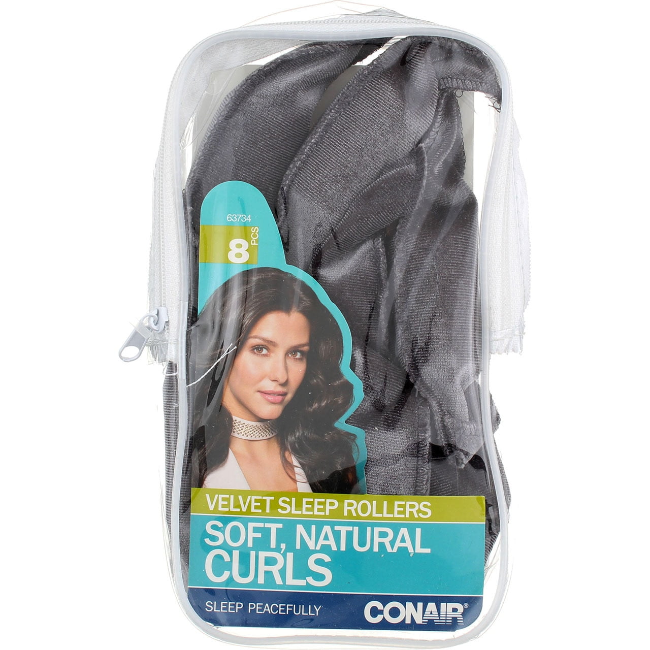 Conair Velvet Velvet Sleep Rollers, 8 Ct