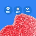 thumbnail image 6 of Shameless Snacks Red Raspberry Sour Gummy Candy, Low Calorie Keto Friendly High Fiber Low Sugar Healthy Candy, Gluten Free, 1.8 oz Bag, 6 of 8