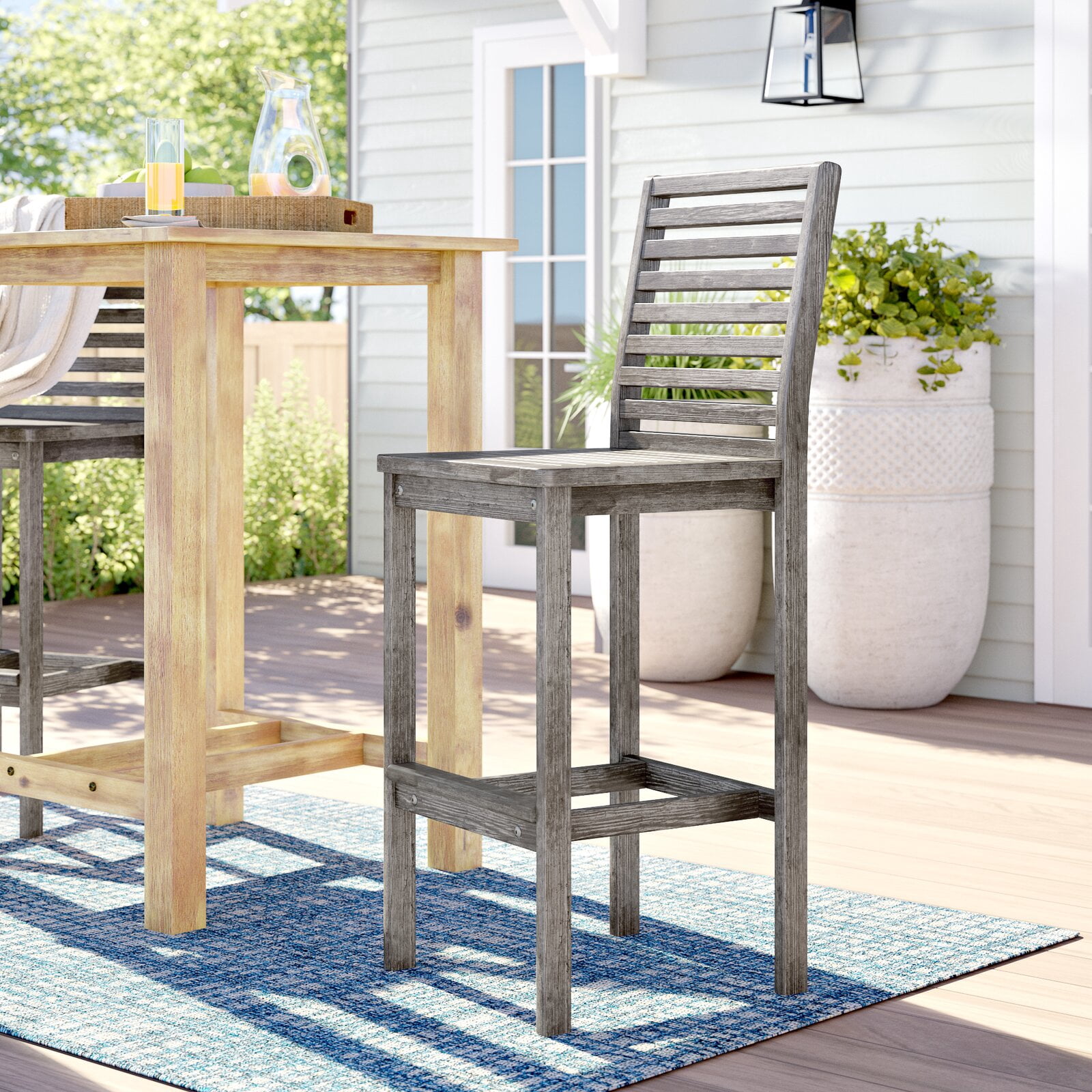 Manchester 32.5" Patio Bar Stool, Number of Bar Stools Included 1