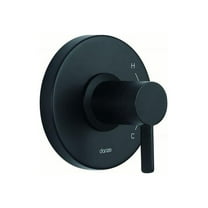 Danze D510430BSTC Amalfi Pressure Balance Valve-Only Trim and Treysta Cartridge, Satin Black
