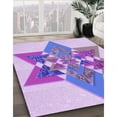 thumbnail image 2 of Ahgly Company Indoor Round Patterned Blossom Pink Area Rugs, 8' Round, 2 of 6