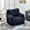 Dark Blue, variant on Sumdeal Soft Tufted Foam Bean Bag Chair For Adults, Fluffy Lazy Sofa Teddy Fabric Bean Bags Comfy Couch, Stuffed Bean Bag Sofa Reading Chair Lounge Chair for Bedroom, Living Room, Apartment, Ivory