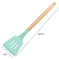 thumbnail image 3 of CNKOO Slotted Turner High-temperature Resistant Non-stick Hollow Silicone Spatula Steak Frying Spatula Kitchen Gadget, 3 of 12
