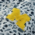 thumbnail image 2 of Infant Garb White Michigan Wolverines Tom Allover Print Performance Polo Bodysuit, 2 of 2