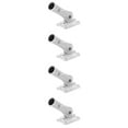 thumbnail image 3 of 4 Count Flag Pole Holder Flagpole Mounting Bracket Stand Debutant Markers White, 3 of 8