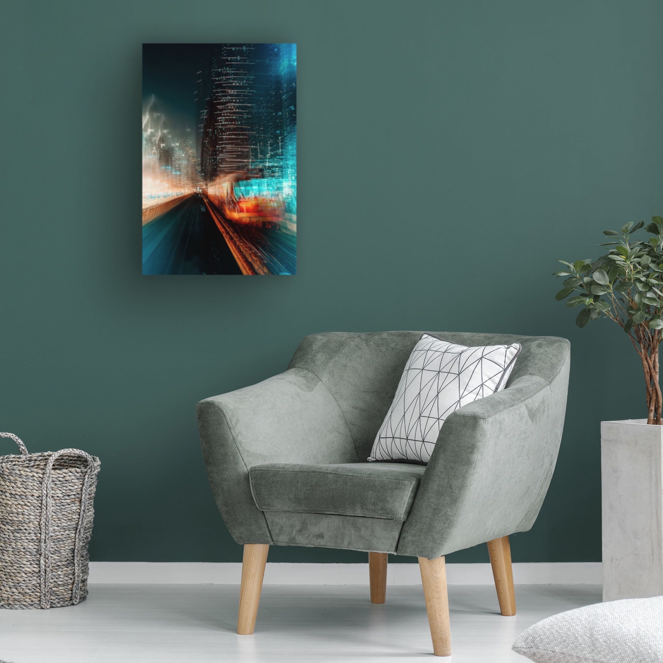 Canvas Wall Art - Carmine Chiriaco 'Look Into The Future' Wall Art for Living Room, Bedroom, or Office Décor by Trademark Fine Art - 30 x 47 Inches