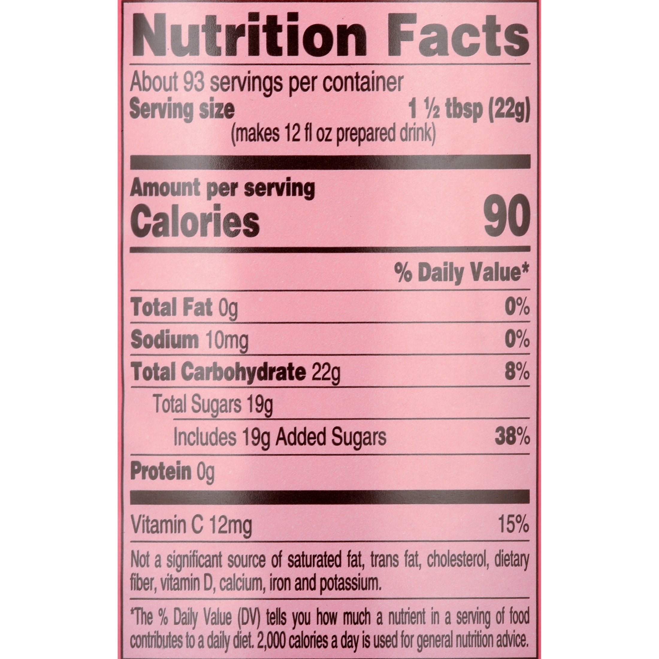 (3 pack) 4C 35 Qt Powdered Soft Drink Mix Pink Lemonade, 72.5 oz, Single Pack Canister