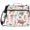 Happy Turtles and Jellyfish Pattern, variant on Zipper Binder with Shoulder Strap 2 inch 3 Ring Waterproof File Folder Organizer Bag 500 Sheet Flamingo and Pineapple Pattern