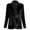 Black, variant on IBTOM CASTLE Women's Velvet Blazer Jacket Long Sleeve Lapel Open Front Cardigan Coat Casual Office Blazer Jacket Suits with Pockets S Wine Red