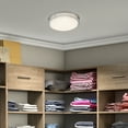 thumbnail image 4 of Maxxima 14 in. Satin Nickel LED Ceiling Mount Fixture w/ Motion Sensor For Standby Dimming, 5 CCT 2700K-5000K, 1300 Lumens, 4 of 12