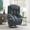 thumbnail image 2 of ACME Omarion Velvet Power Recliner with Lift/Heating and Massage in Blue, 2 of 13
