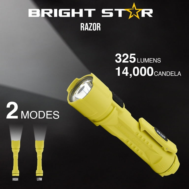Bright Star -60160 Razor Flashlight, 3-AA LED Intrin Safe, 325
