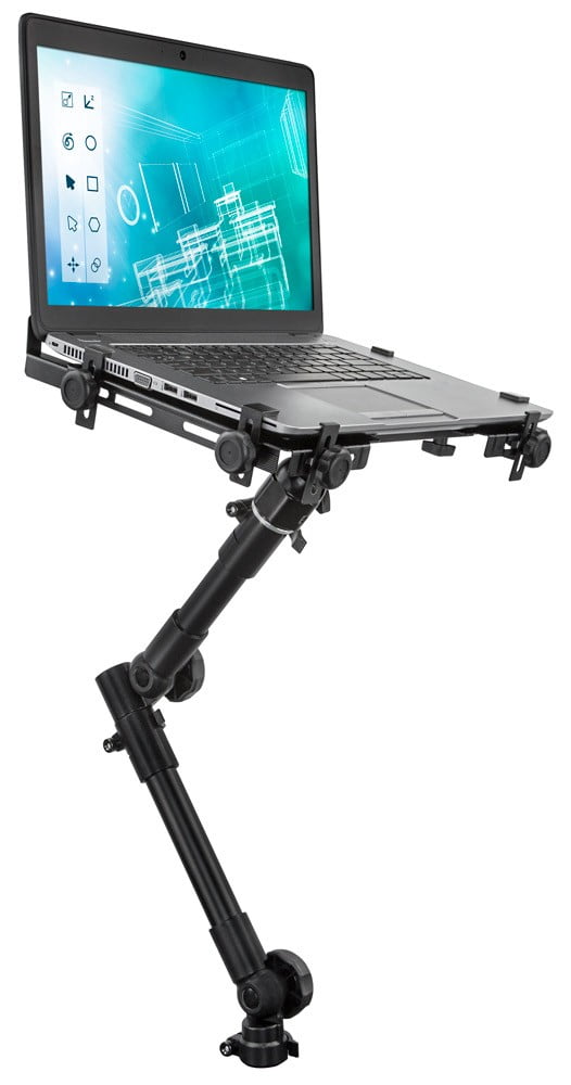 MountIt! Car Laptop Mount Under Seat Installation Fits Laptops and