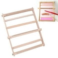 thumbnail image 2 of <p>Weaving Loom, Wooden Portable Knitting Loom Convenient Delicate  For Weaving Toy For Kids For DIY</p>, 2 of 7