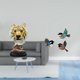 thumbnail image 2 of Escultura de mesa,Escultura de cabeza de tigre,estatua moderna de mesa,Figura decorativa de cabeza de animal de resina para escritorio,Colgante de pared con forma de pájaro,Arte de pared de, 2 of 8