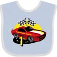 thumbnail image 3 of Inktastic Race Car 1st Birthday Boys Baby Bib, 3 of 4