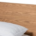 thumbnail image 5 of Baxton Studio Haines Contemporary/Modern Engineered Wood Back Support Platform Bed, King, Walnut Brown, 5 of 10