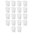 thumbnail image 1 of Sterilite Rectangular Wastebasket 9 Gallon Open Top Trash Bin, 18 Pack, White, 1 of 5