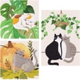 thumbnail image 4 of Dalrosia Cat Embroidery Kits for Beginners, Embroidery Kits for Adults, Easy Embroidery Kit, 4 of 8