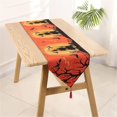 thumbnail image 2 of Halloween Tablecloth Rectangle - Pumpkin Spider Print Cotton And Linen Embroidery Table Runner, 2 of 5