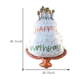 thumbnail image 3 of Kit de globos RS rosa dorado Happy Birthday foil para fiesta, 3 of 5