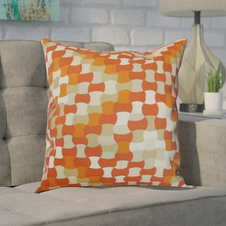 Brayden Studio Hubbs Cotton Throw Pillow Walmart Com