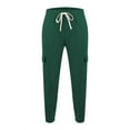 thumbnail image 6 of HAiming Mens Jogger Pants Drawstring Elastic Waisted Sport Sweatpants Casual Workout Lounge Trousers with Pockets, 6 of 7